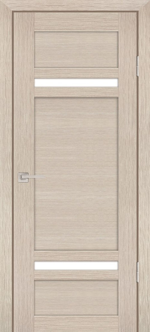 Дверь PS-05 / Цвет Капучино Мелинга / белый сатинат / Двери PROFILO PORTE