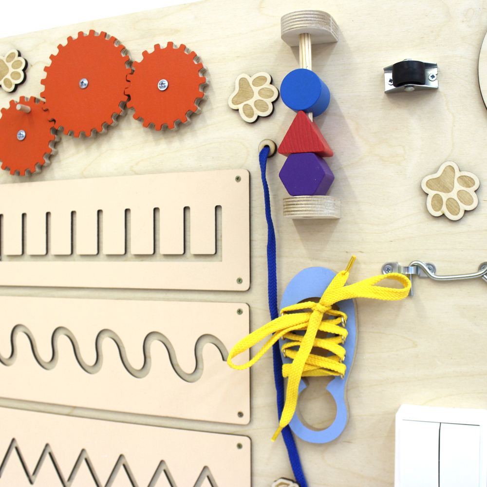 Бизиборд настенный Учёный кот