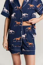 Костюм тройка с лошадьми - S размер