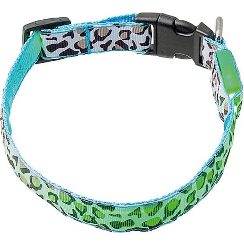Ошейник светящийся «Леопард», 20 мм, (40-50 см) 14-3100L Ошейник светящийся «Леопард», 20 мм, (40-50 см) 14-3100L