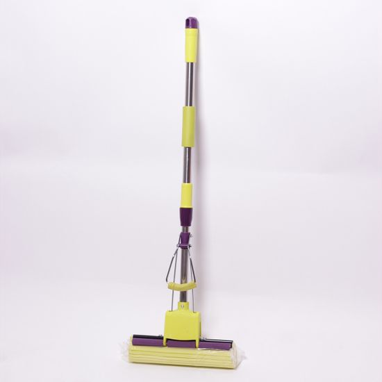 Швабра ELITЕ ECO телескопическая рукоятка 125 см. запаска 27 см. Valsar VS-0311