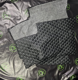 Коврики (утеплитель) под сиденья УАЗ 452 Буханка (белая нить Бабочка)