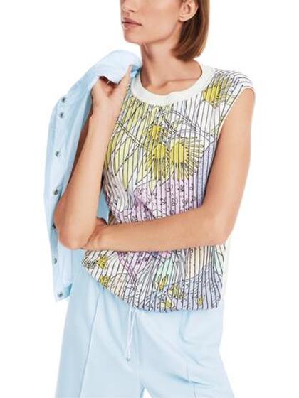 Marc Cain Топ из вискозы с принтом