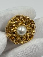 Накладка на пуговицу с «жемчугом»