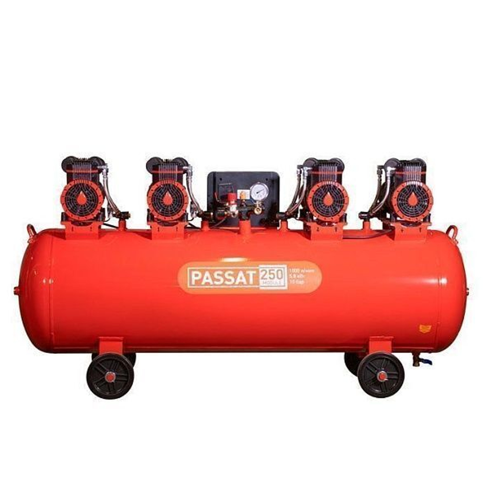 Компрессор PASSAT-250 MODULE тихий, без масл. (250л, 1000л/мин, 5.8кВт)