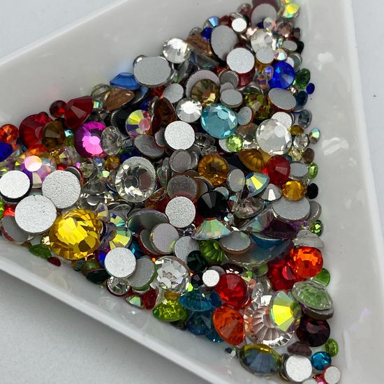 Стразы Стекло микс цветов ~400 шт.