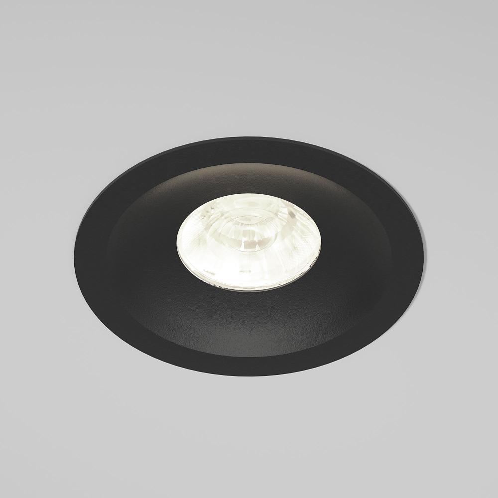 Встраиваемый светодиодный светильник Elektrostandard Combi 25068/LED 15W 4000K черный