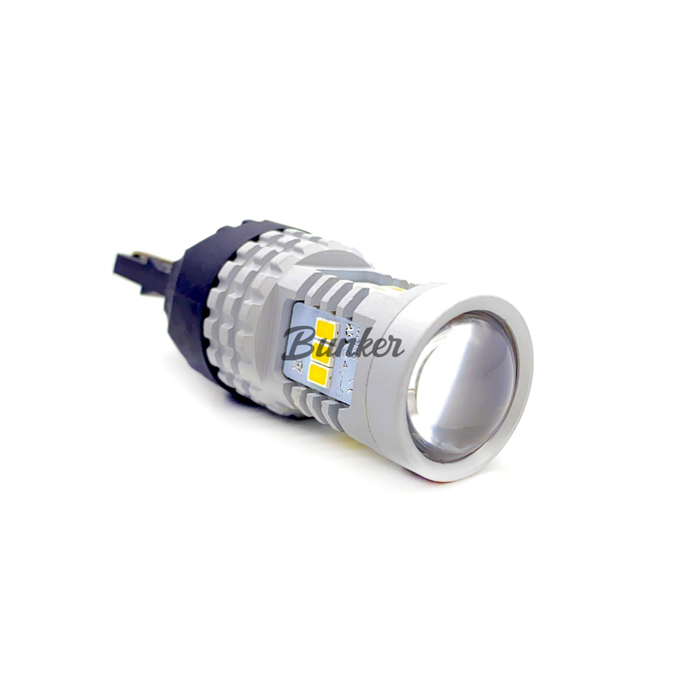 Светодиодная автомобильная LED лампа TaKiMi 7443-3020-14SMD (W21/5W),Белый,Не полярная,12V
