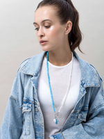 Колье "Blue And White"