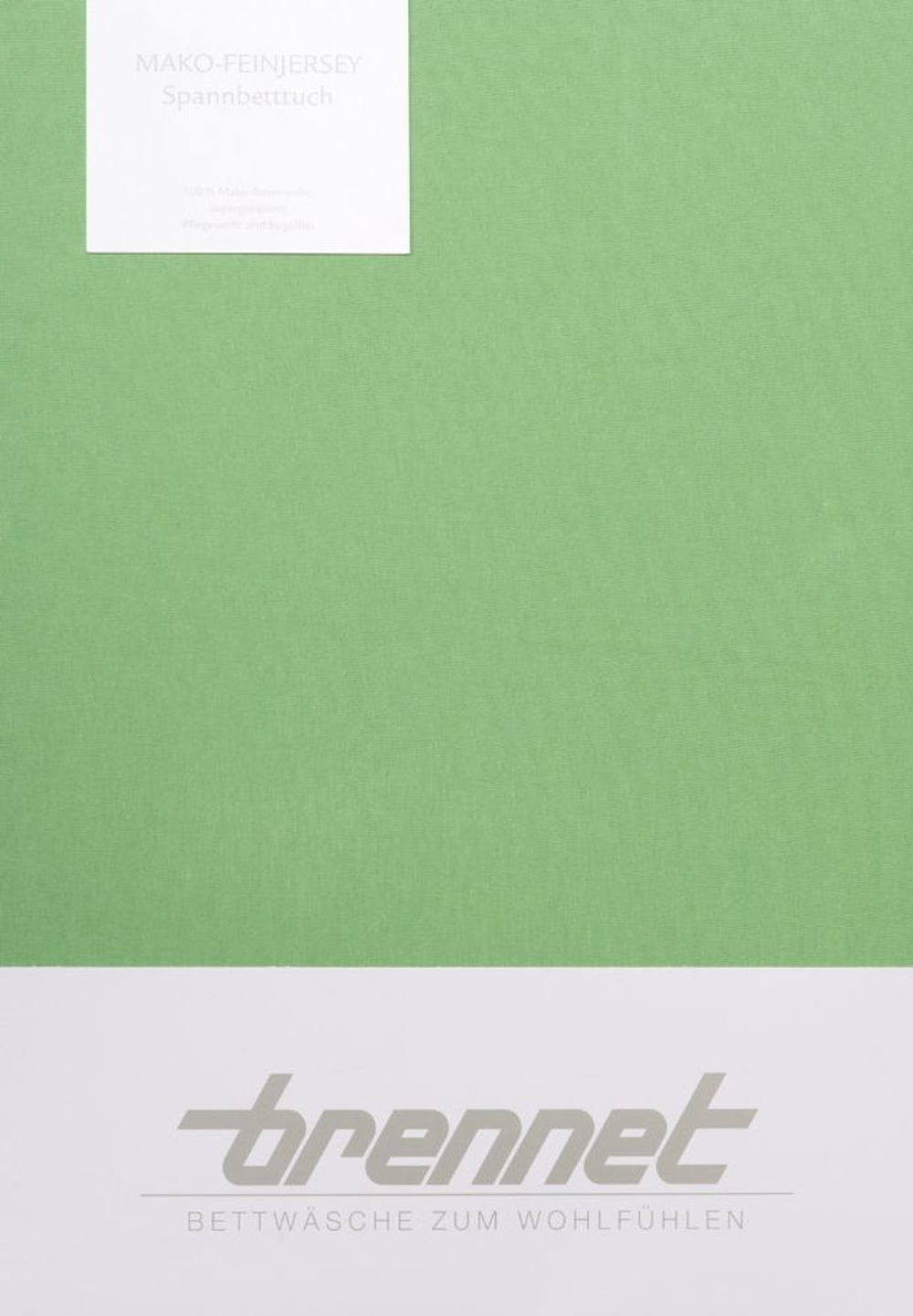 Простыня на резинке 100х200 Brennet 0036-222 салатовая Германия фото