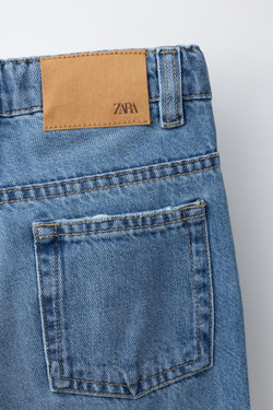 ZARA ДЖИНСЫ FLARE, ВЫЦВЕТШИЙ СИНИЙ