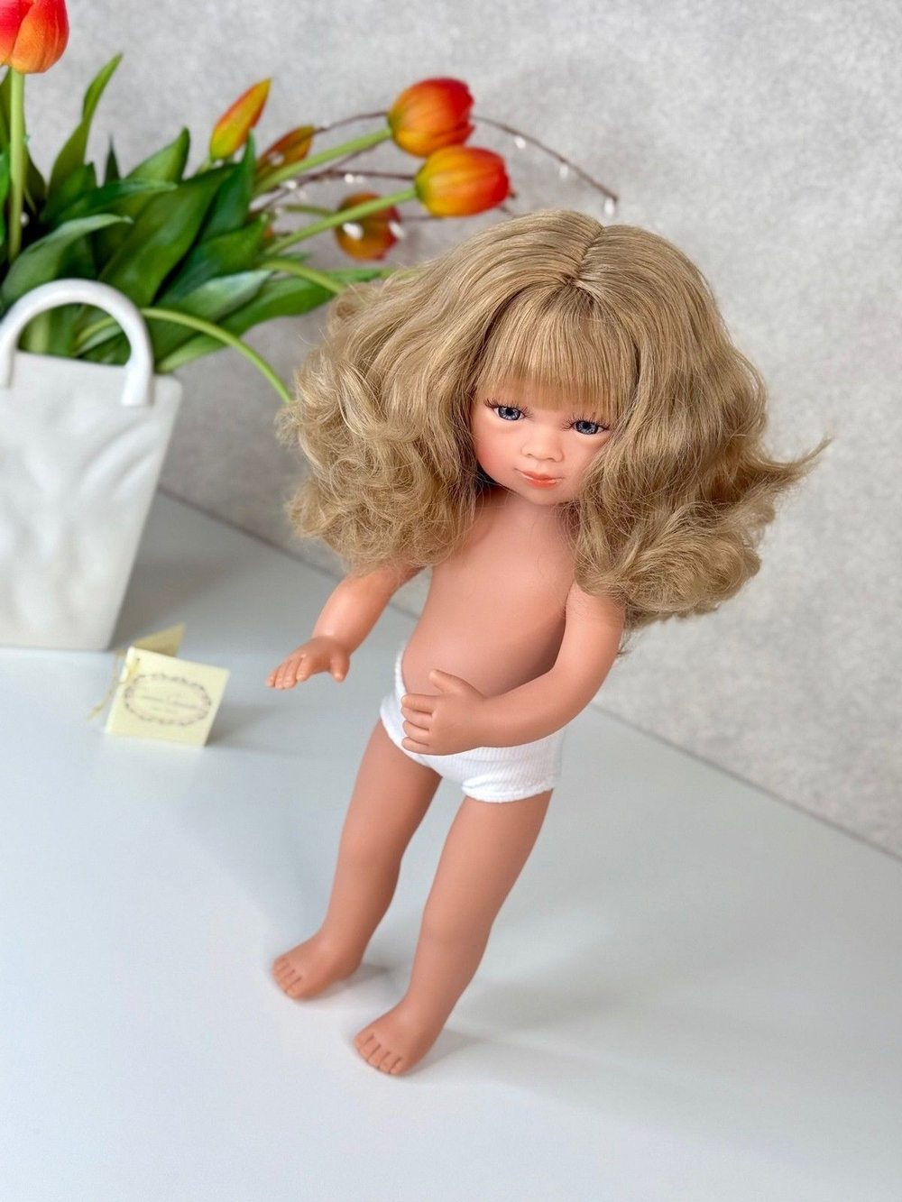 Кукла D Nenes виниловая 34см Celia без одежды (022326W)