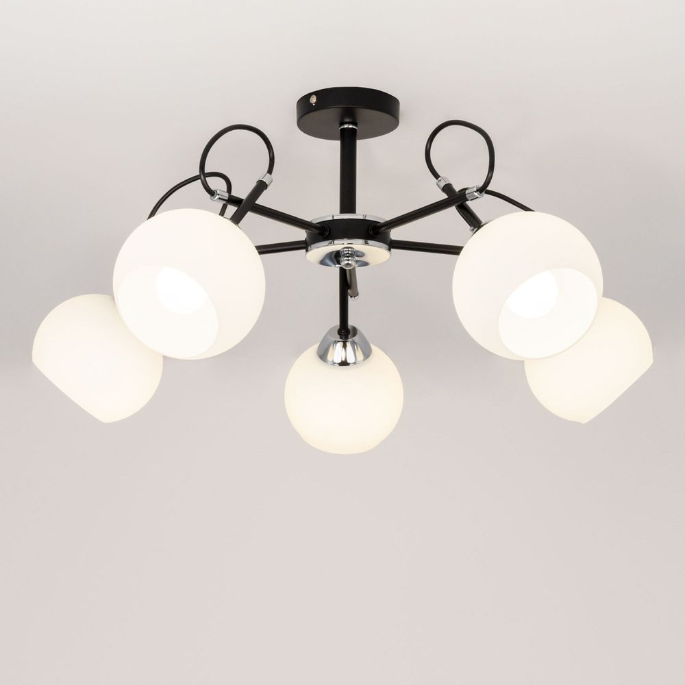 Citilux Стивен CL141251 Люстра потолочная Чёрная