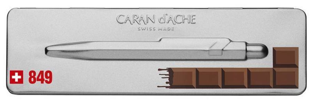 Carandache Office Essentialy Swiss Chocolate (M) чернила: синий в подарочной коробке (849.252_GB)