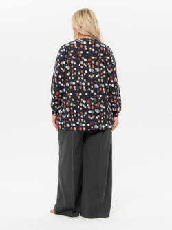 Туника-джемпер, принт Праздник