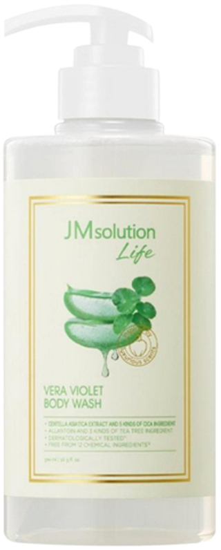 Гель для душа с экстрактом алоэ вера JMSOLUTION Life Vera Violet Body Wash 500 мл