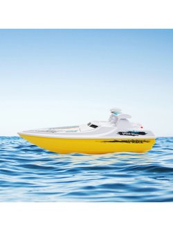 Игрушка Лодка Буря, на батарейках  (53912) цвет желтый
