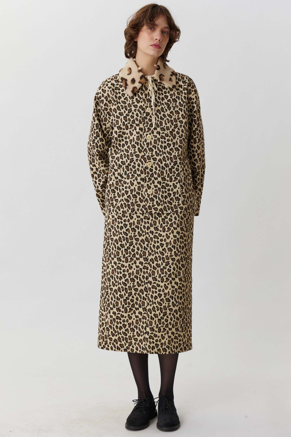 Леопардовый воротник