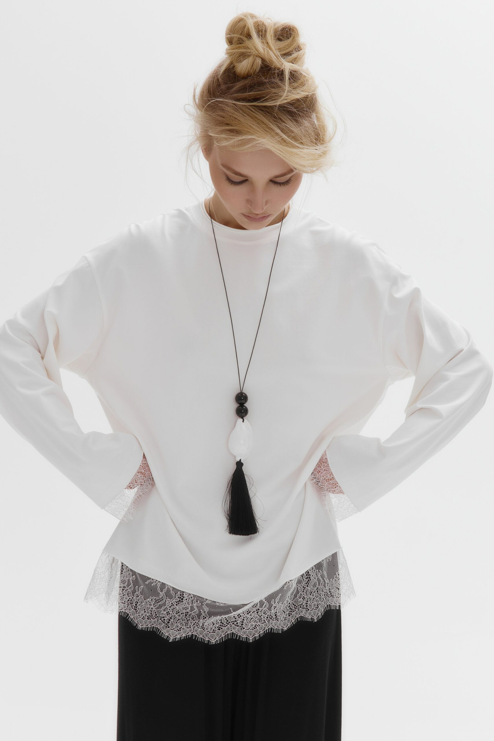 Лонгслив LACE LINES