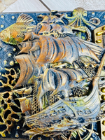 Шкатулка-комод "Затонувший корабль"