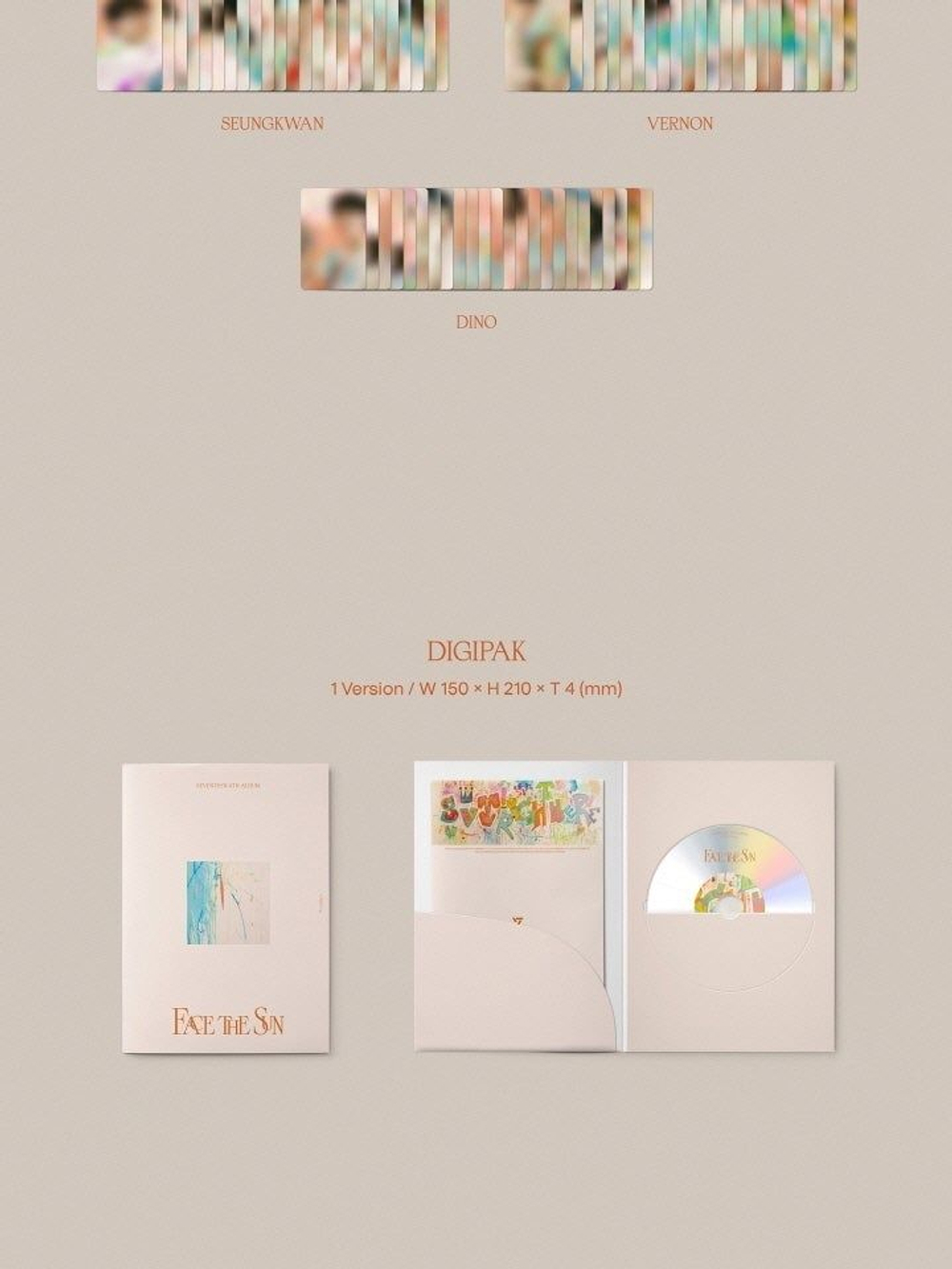 Альбом SEVENTEEN - FACE THE SUN 4th Album CARAT Version