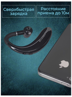 Bluetooth Гарнитура Наушник Беспроводная Ecusin EU-02