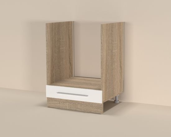 дуб сонома / белый