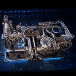 Соединитель марбл-трасс Космодром и Ночной город LG01 (ROKR)