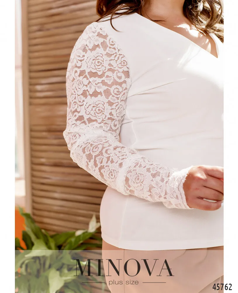 Блуза 1086-белый Minova