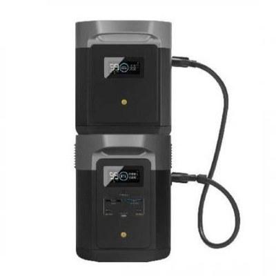 Комплект EcoFlow DELTA Max (1600) + внешняя батарея Темно-серый