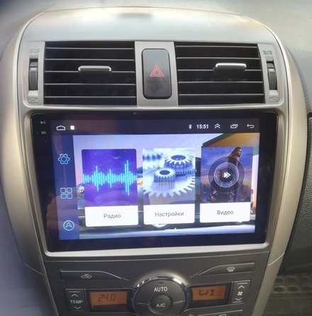 Магнитола для Toyota Corolla 2007-2013 - AIROC 2K RX-1104 Android 13, QLed+2K, ТОП процессор, 8/128, CarPlay, SIM-слот