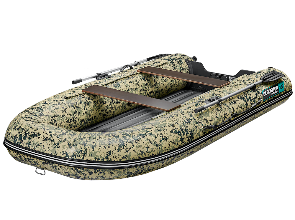Лодка ПВХ Gladiator Air Sport E330S НДНД Camo