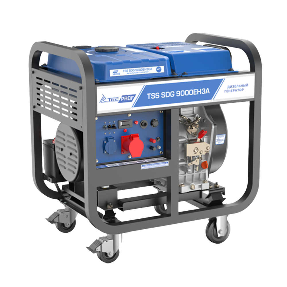 Дизель генератор (9 кВт) TSS SDG 9000EH3A