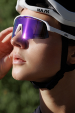 Очки S&C ZACAN Photochromic Lavender mirror, Matt white