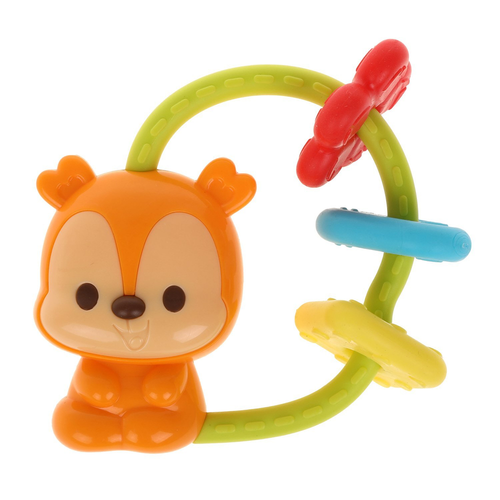 939841/Погремушка "Белочка" с мягкими колечками/35