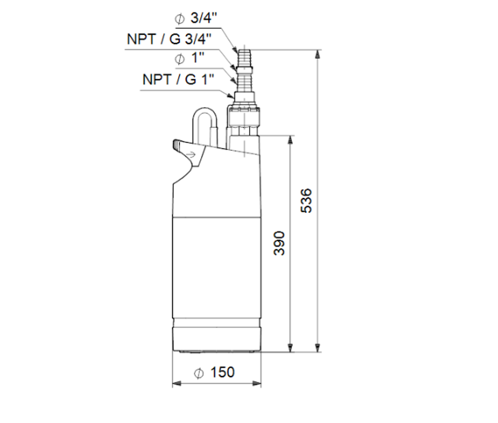 Колодезный насос Grundfos SB 3-35 A