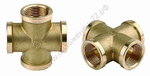 GENERAL FITTINGS внутренняя резьба 3/4″, латунь, Крестовина (51049-3/4)