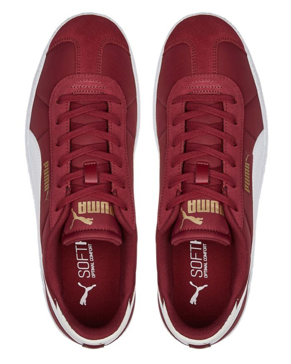 Мужские кроссовки Puma Club Nylon - cordovan/puma white/gold
