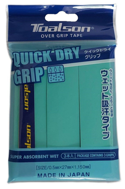 Теннисные намотки Toalson Quick Dry Over Grip 3P - green