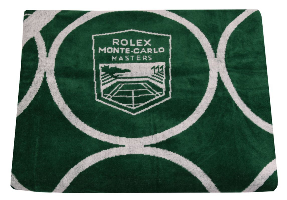 Полотенце теннисноеMonte-Carlo Rolex Masters Jacquard - зеленый