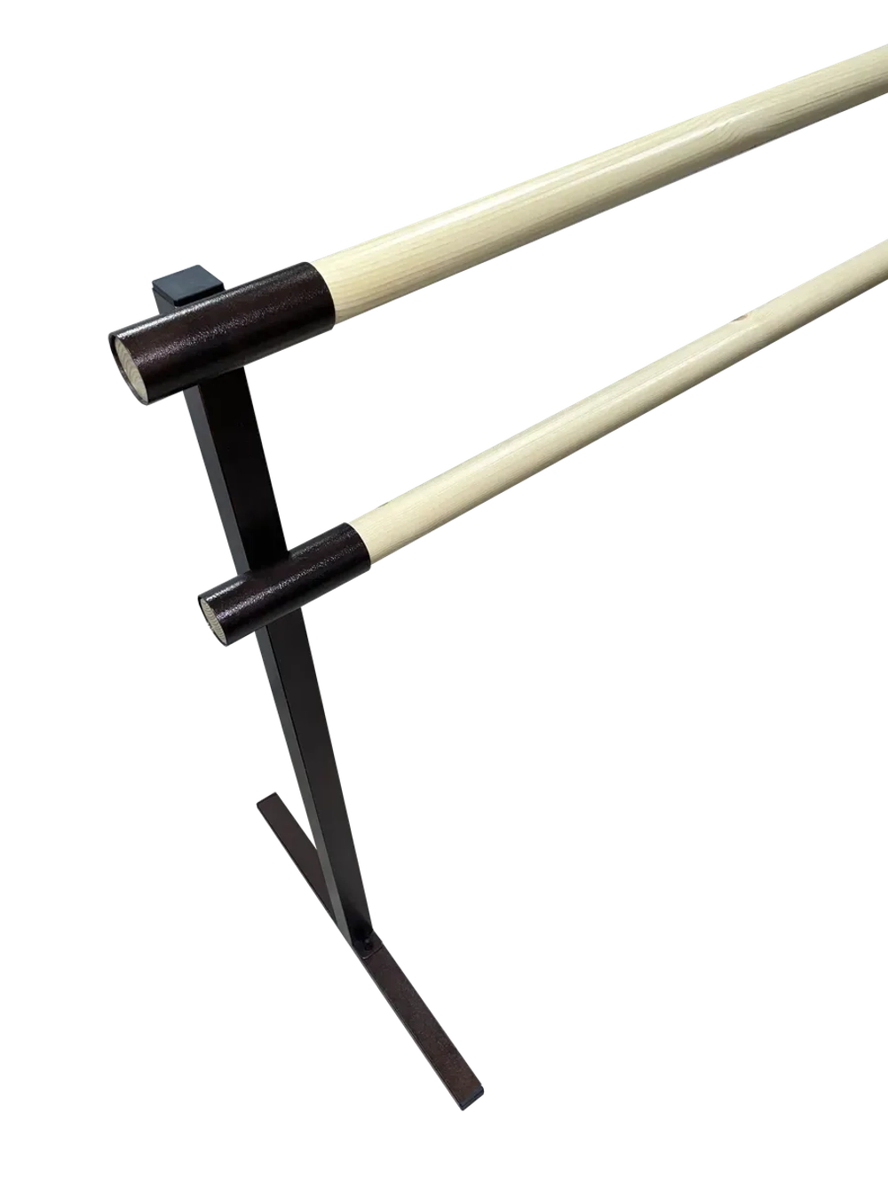 Поручень из массива сосны, длиной 1 м, с лаковым покрытием