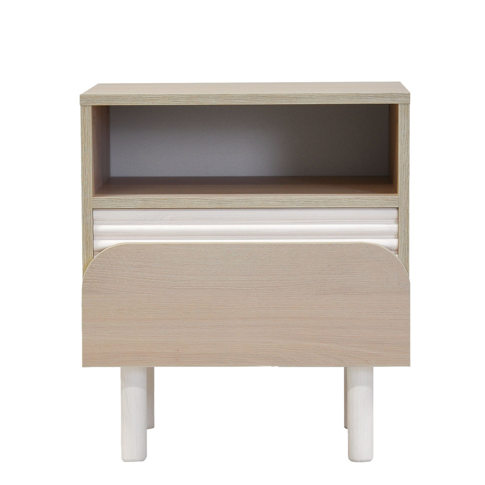 Тумба прикроватная Ола с ящиком, на ножках, 48х40х55 см