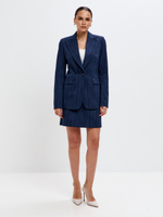 Юбка Пикси из фактурного денима