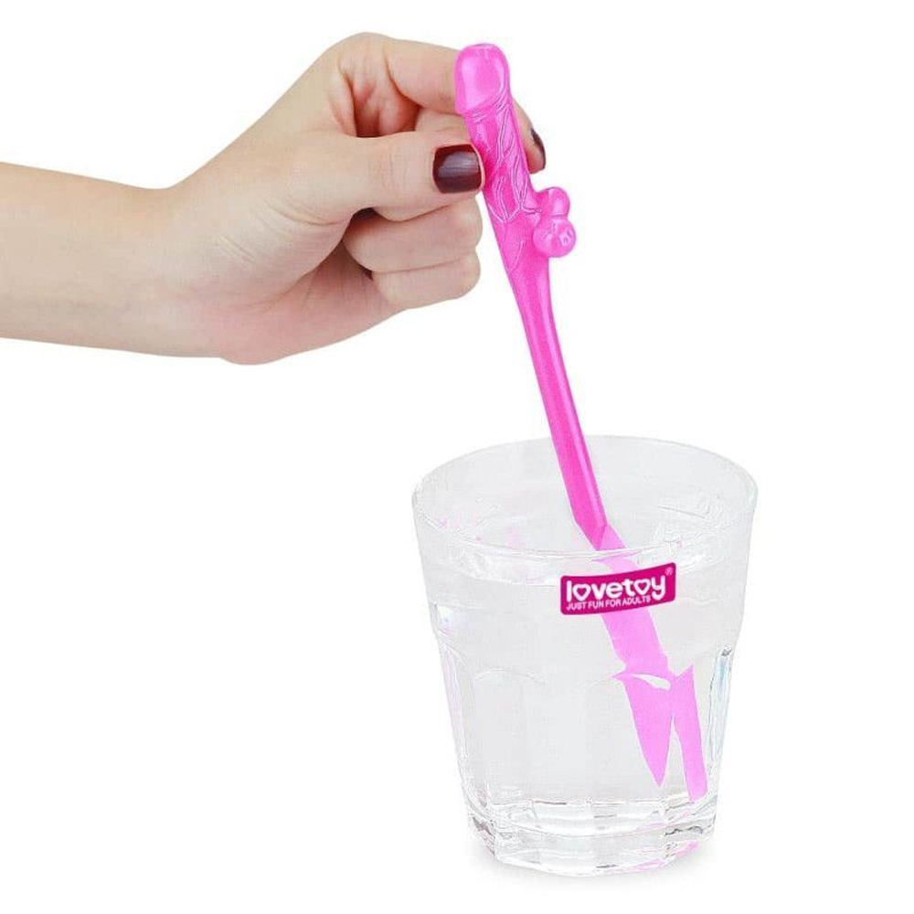 Разноцветные сувенирные коктейльные трубочки с пенисами Original Willy Straws - 9 шт. (Цвет: разноцветный)