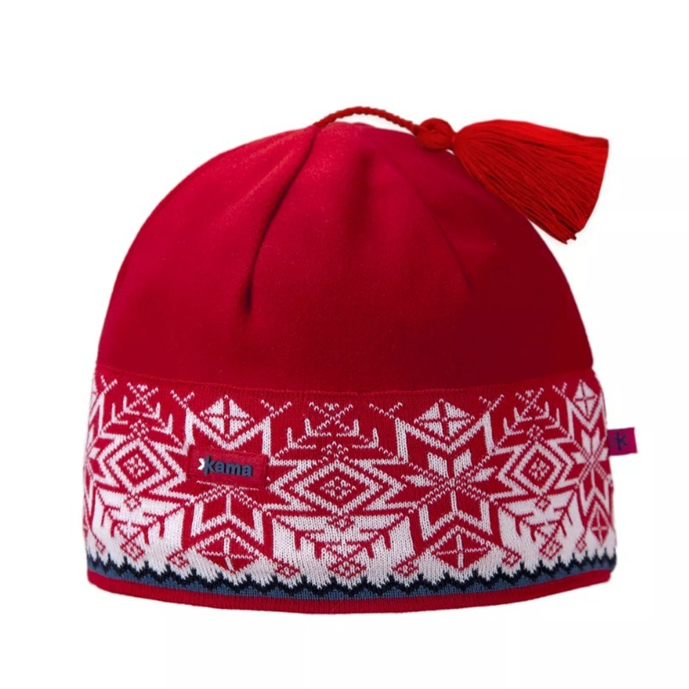 Шапка Kama Red красная