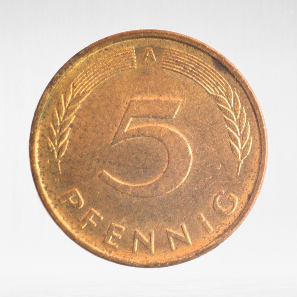 Germany, 5 Pfennigs, 1994, (Berlin Mint - "A"), XF