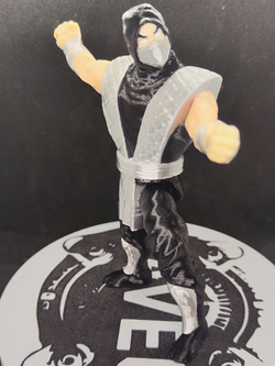 Подвижная фигурка "Хром" Mortal Kombat, пластик, Легендарный металлический ниндзя