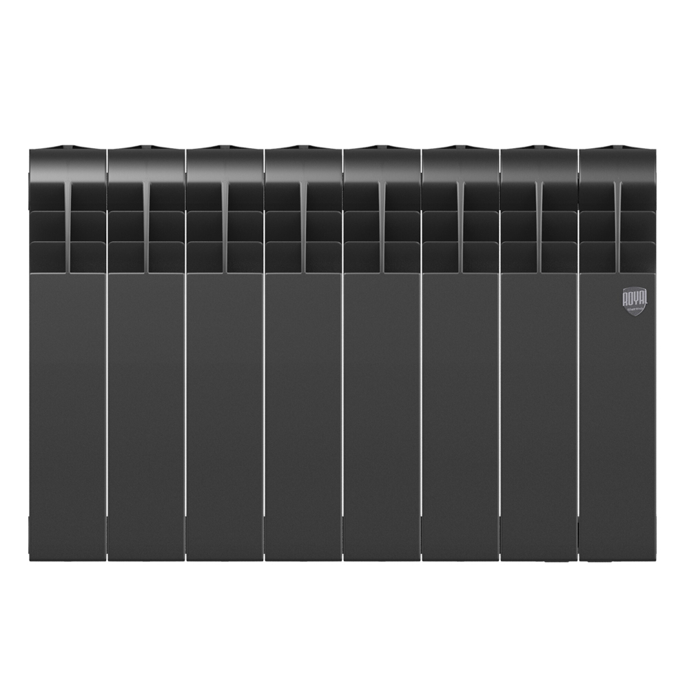 Радиатор биметаллический Royal Thermo BiLiner 350 Noir Sable 8 секций