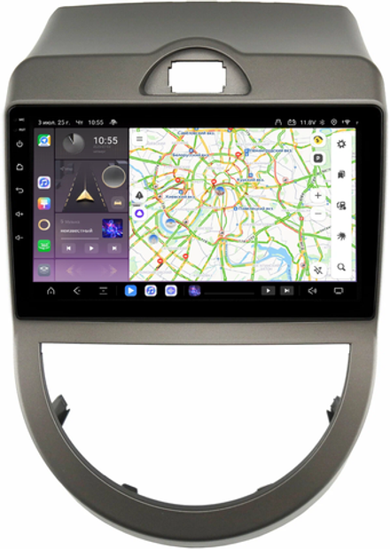 Магнитола для KIA Soul 2008-2011 (AM) - Kuberg QLed, Android 13, TS20, CarPlay, SIM-слот