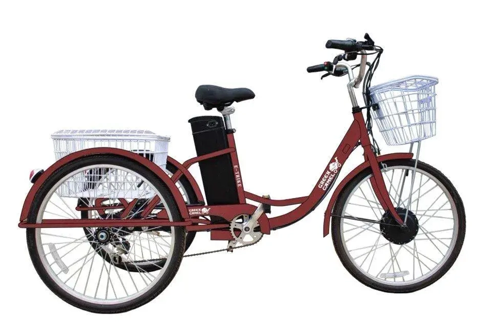 Электровелосипед Green Camel Трайк-24